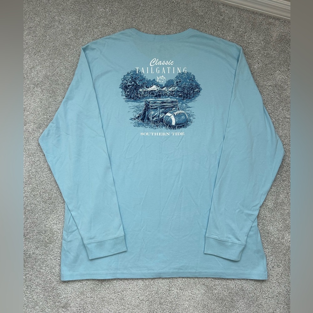 NWOT Men’s Southern Tide Classic Tailgate Long Sleeve Shirt, size L